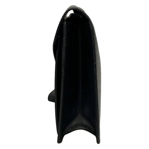 LOUIS VUITTON Pochette Sellier Dragonne Noir Epi TH0928 Leather 375-052625 - Picture 3 of 12